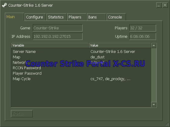CS 1.6 Сервер