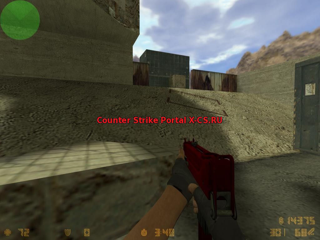 Красный УЗИ для Counter Strike. Модели оружия